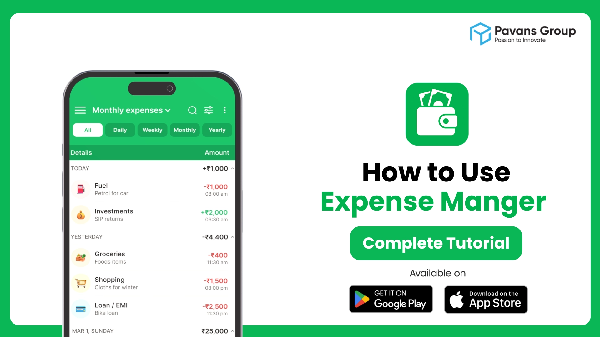 Expense Manager Tutorial